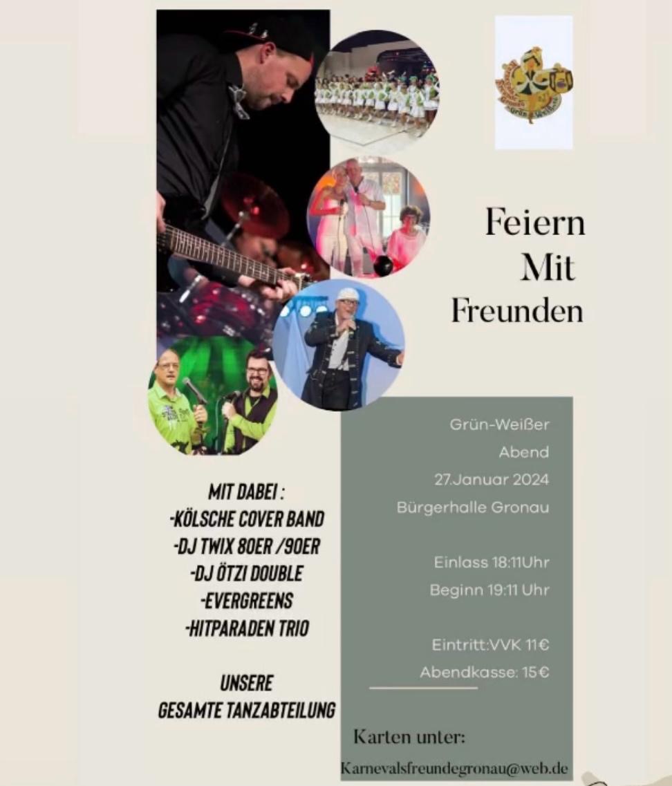 KFG gruen weisser abend